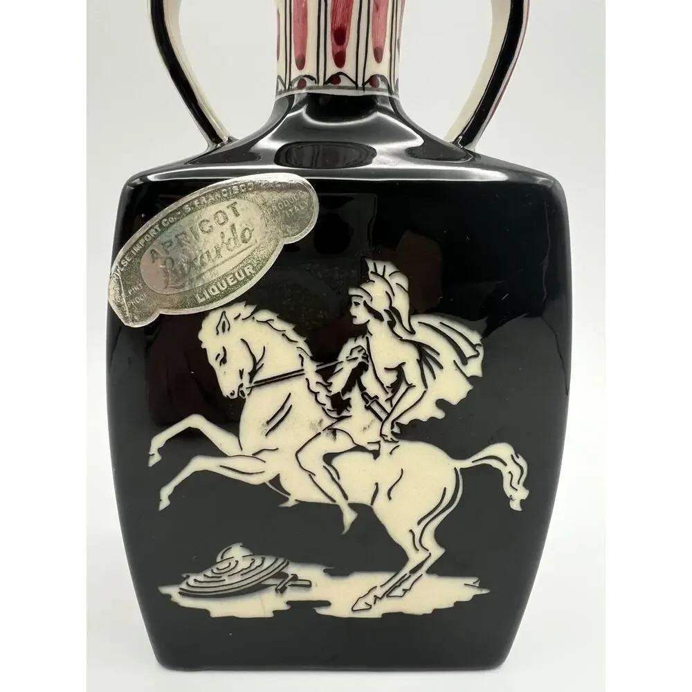 Hulse Import Apricot Luxardo Liqueur Liquor Bottle EMPTY Melee Combat Italy
